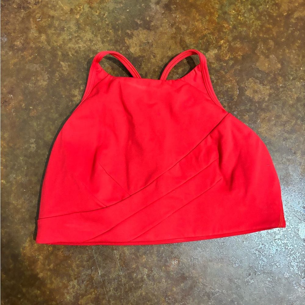 Lululemon flow-y wrap front high neck bra